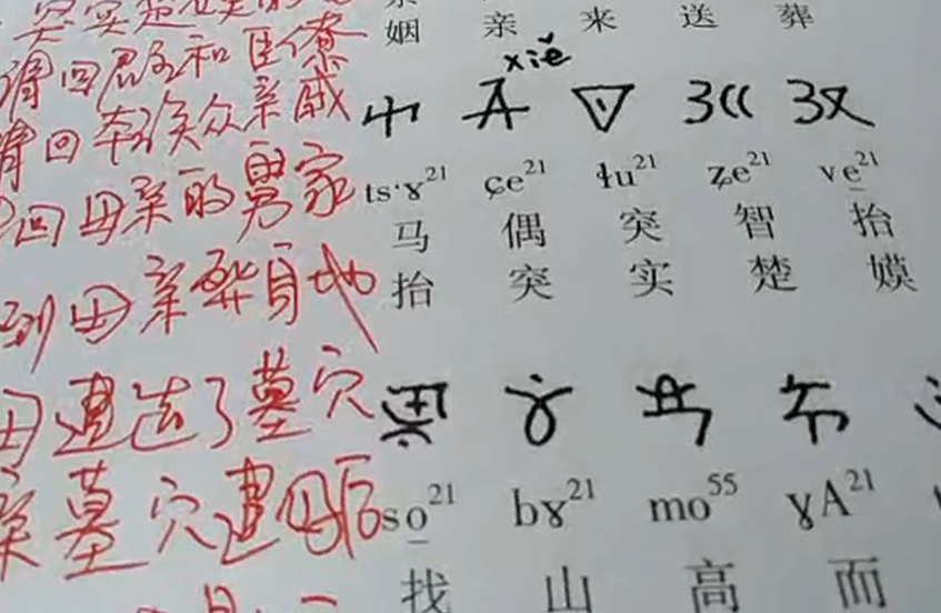 彝文古籍《指路经》讲解11(李生旺)