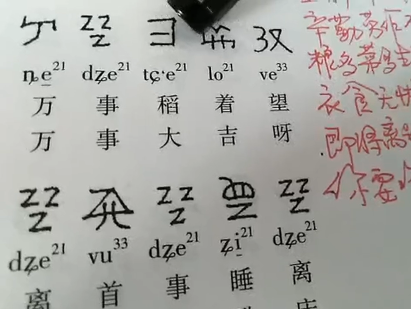 彝文古籍《指路经》讲解3(李生旺)